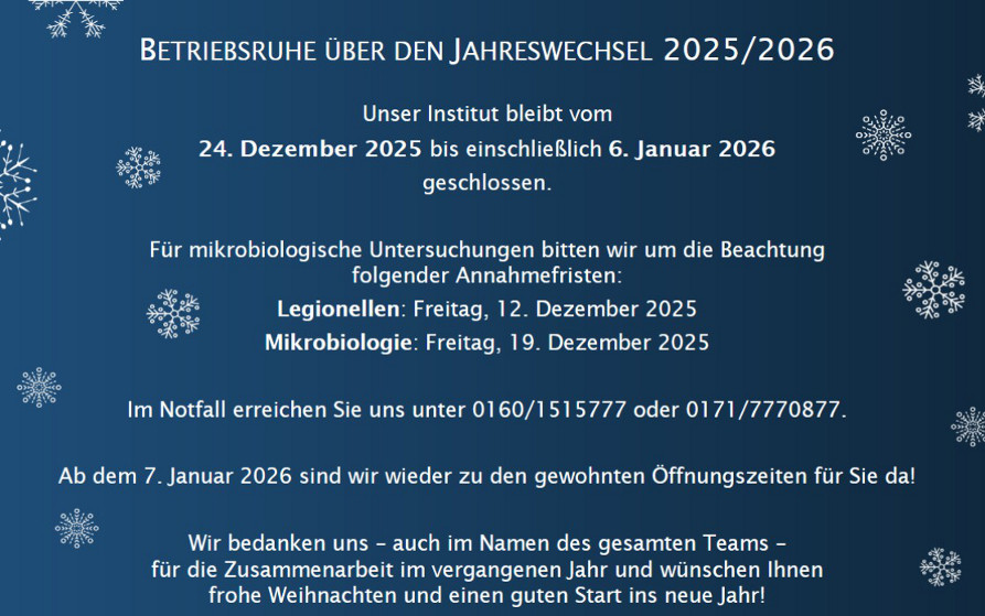 Jahreswechsel 2025/2026