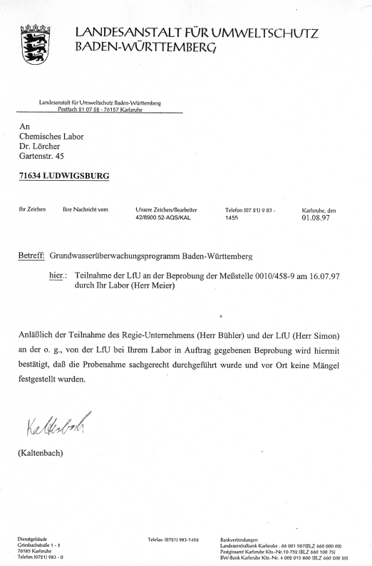 Best�tigung PN Audit 16.07.97